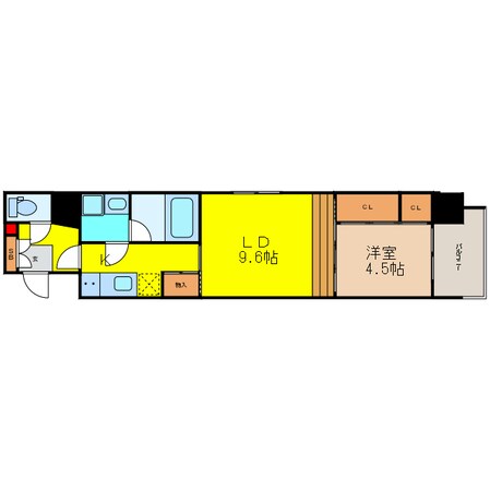 天満橋ケルスコートＰａｒｋＶｉｅｗの物件間取画像